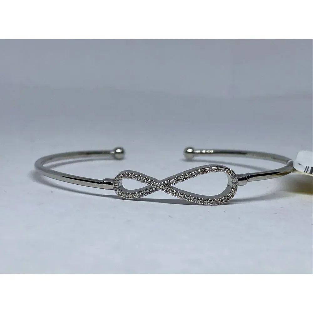Charter Club Pavé Infinity Cuff Bracelet MSRP $29.50 CP487